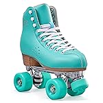 PAPAISON Roller Skates for Women and Men, Deluxe 2 Layer Microfiber Leather Double Row-Classic Roller Skates for Girls, Professional Outdoor Indoor Quad-Skates for Kids & Adults