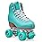 PAPAISON Roller Skates for Women and Men, Deluxe 2 Layer Microfiber Leather Double Row-Classic Roller Skates for Girls, Professional Outdoor Indoor Quad-Skates for Kids & Adults