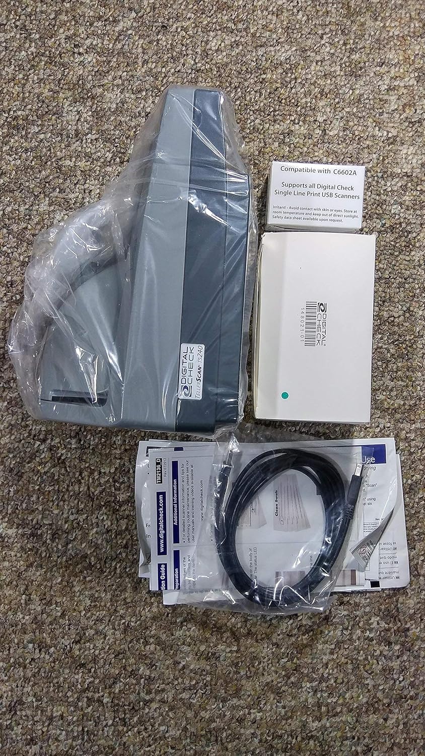 Digital Check TS240-50IJ Check Scanner - 50 DPM, with Inkjet (Renewed)