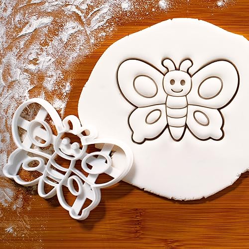 Miniatura 5 de Juego de 3 cortadores de galletas de insectos (diseños mariquita, libélula y mariposa), 3 piezas - Bakerlogy