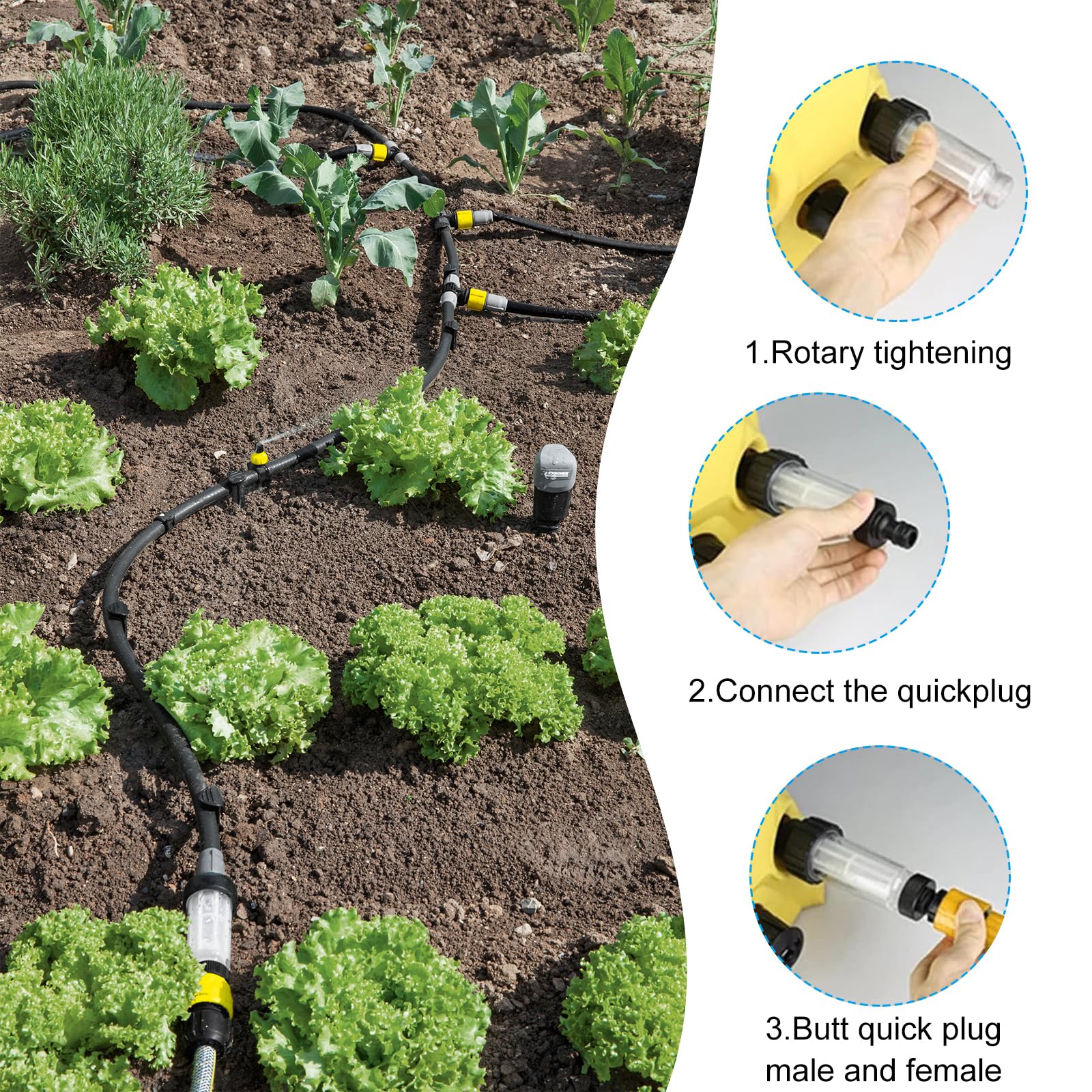 Filtre A Eau Robinet Lot De 2 Filtres à Eau LATRAT 3/4" - Préfiltre Pour Tuyau Arrosage, Nettoyeur Haute Pression | Jardin, Camping-car Kit Filtration Eau Camping-car