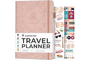 Clever Fox Travel Journal For Women: Vacation Itinerary Planner & Memory Diary
