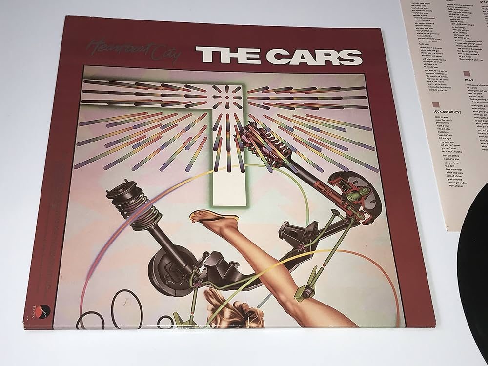 The Cars: Heartbeat City LP VG++ Canada Elektra 96 02961