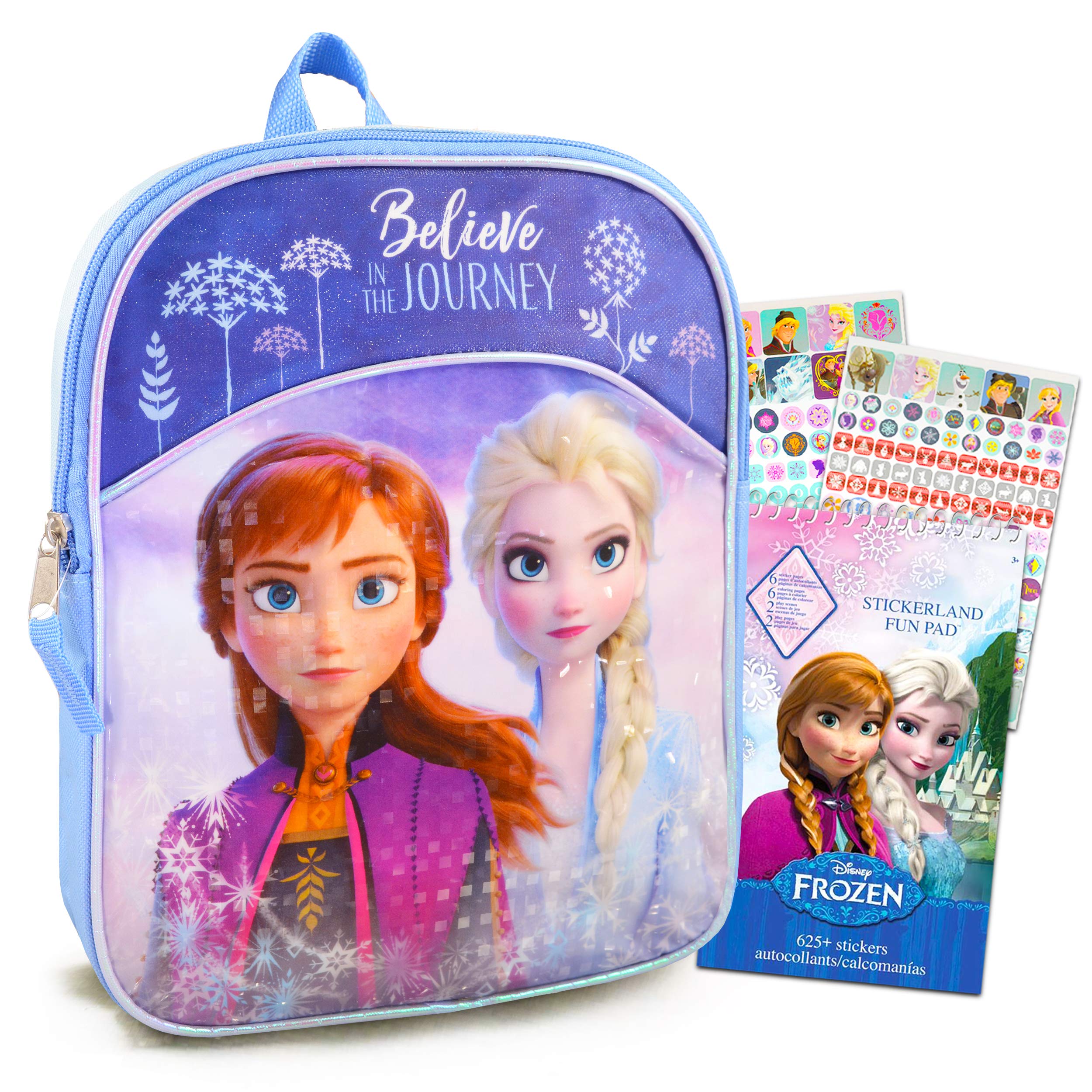 Disney Shop Frozen Backpack Set - 11" Elsa Mini Bag, Stickers | School Supplies