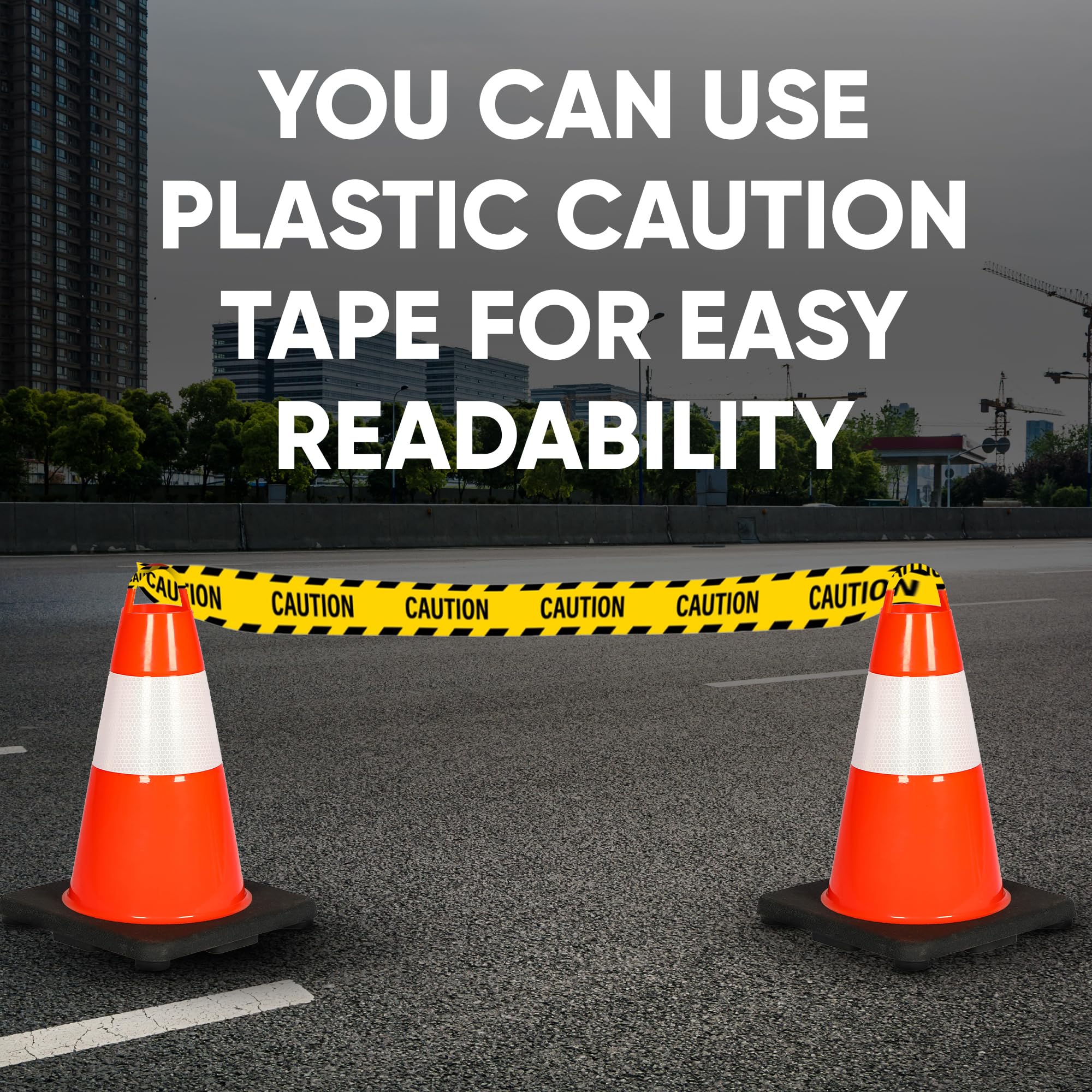Cono in PVC da 30,5 cm – 12 pezzi ad alta visibilità strutturalmente stabile per traffico, parcheggio e sicurezza edilizia | Ideale per controllo, zone di costruzione e sicurezza stradale