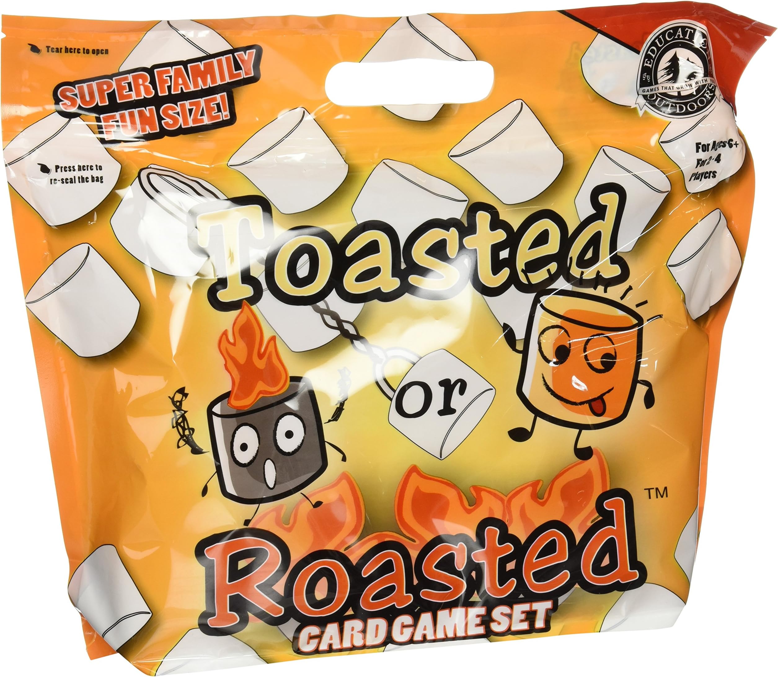 Education Outdoors Toasted or Roasted Card Game