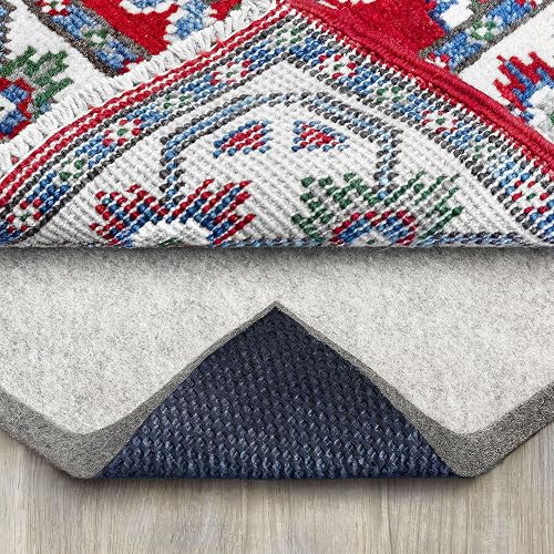 RUGPADUSA - Eco-Complete - 5'x7' - 1/4' Thick - Premiere Felt and Rubber Non-Slip Rug Pad, Made in USA, Low VOCs, 5-Year