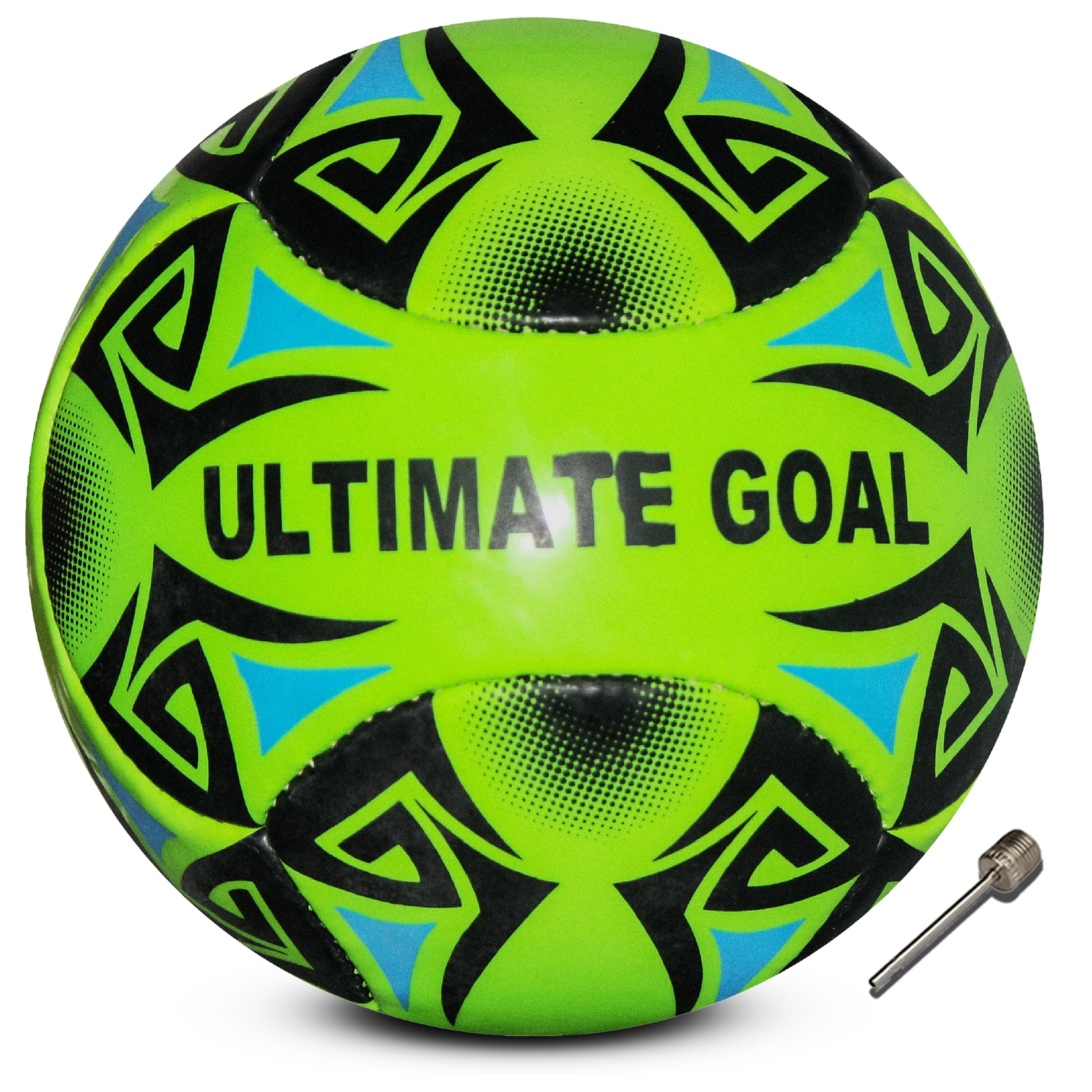 UG Sports Machine Stitched Football | Training & Practice Soccer Ball for Kids | Durable Lightweight PVC Soft Ninja Football Size- 3 (Green)-image-33