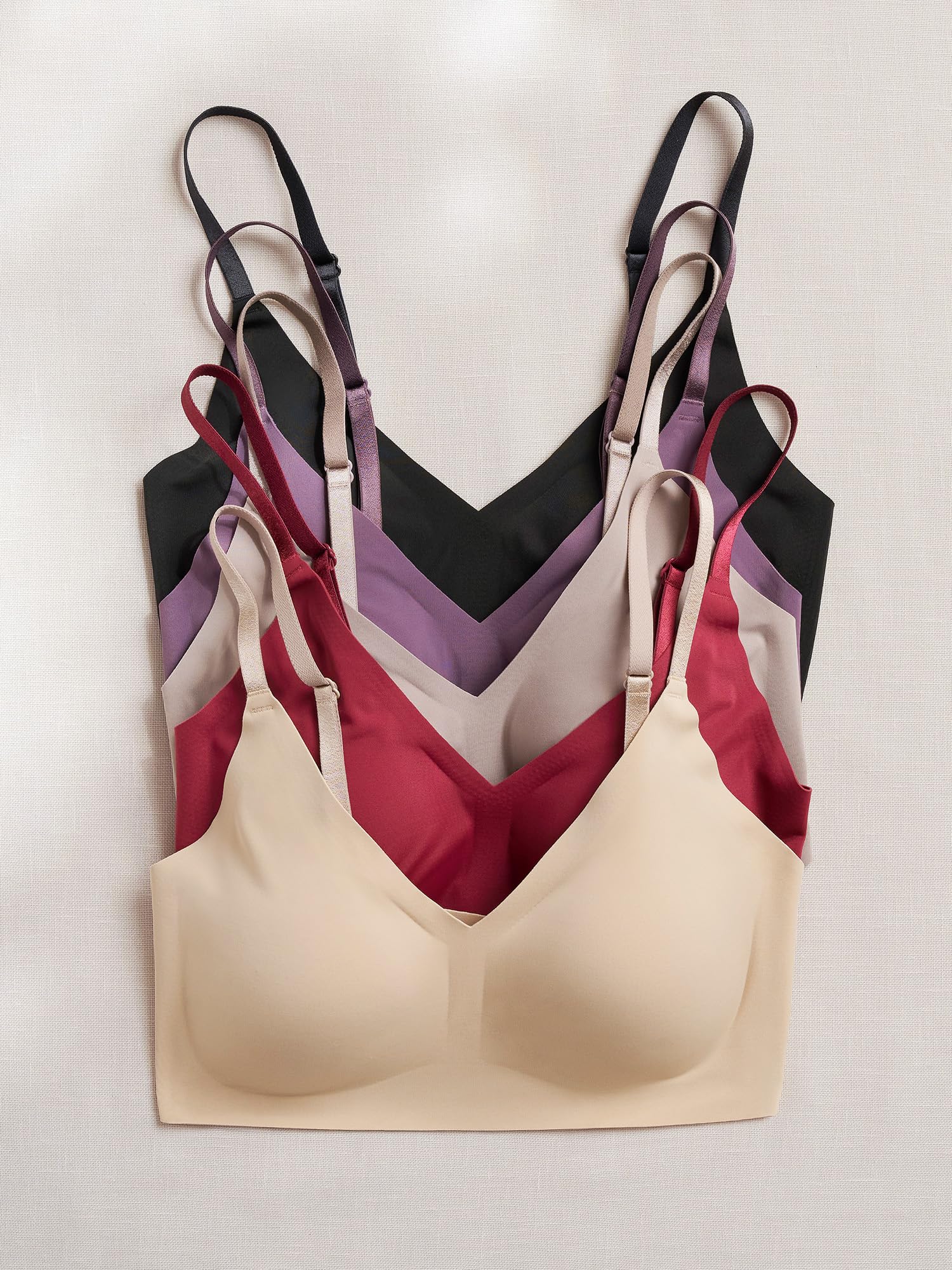 True & Co Damen True Body Triangle Convertible Strap Bra BH