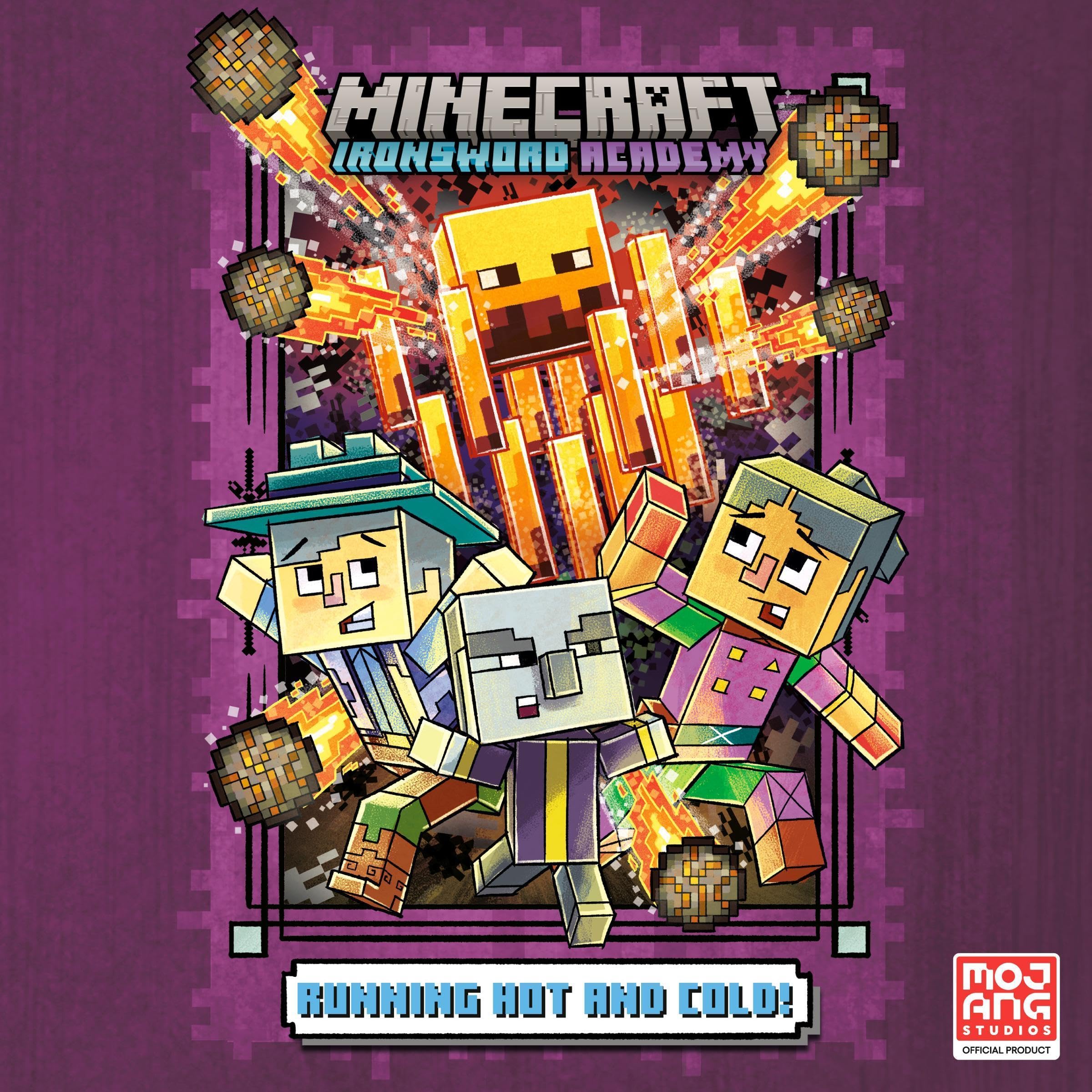 Cover art for Running Hot and Cold! (Minecraft Ironsword Academy #3)