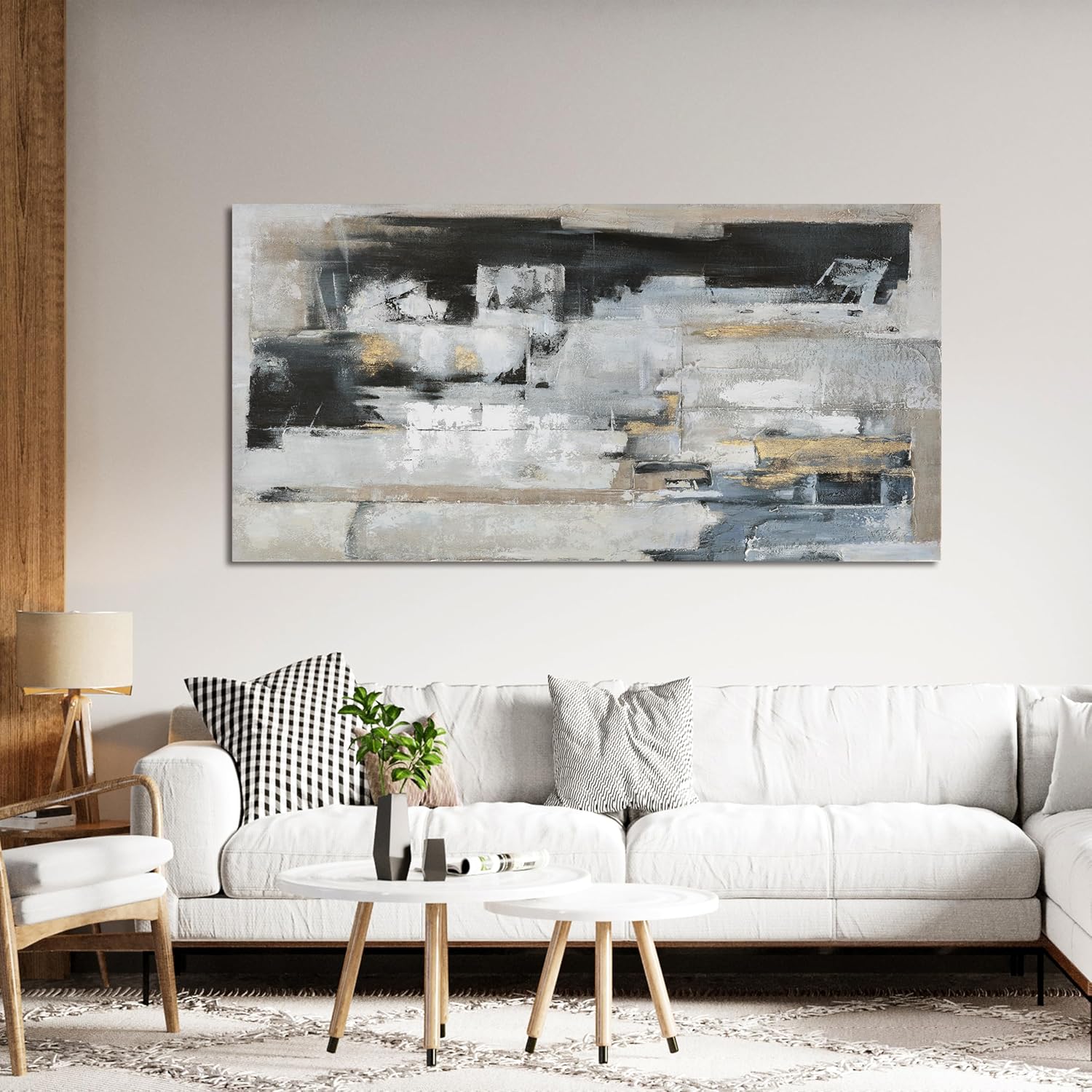 Suconvng Large Abstract Wall Art For Living Room Prints Artwork Abstract Canvas Art Wall Decor Black And White Wall Art Modern Painting For Hotel Office Home Artwork29x58 Inch Suconvng Large Abstract Wall Art For Living Room Prints Artwork Abstract Canvas Art Wall Decor Black And White Wall Art Modern Painting For Hotel Office Home Artwork29x58 Inch
