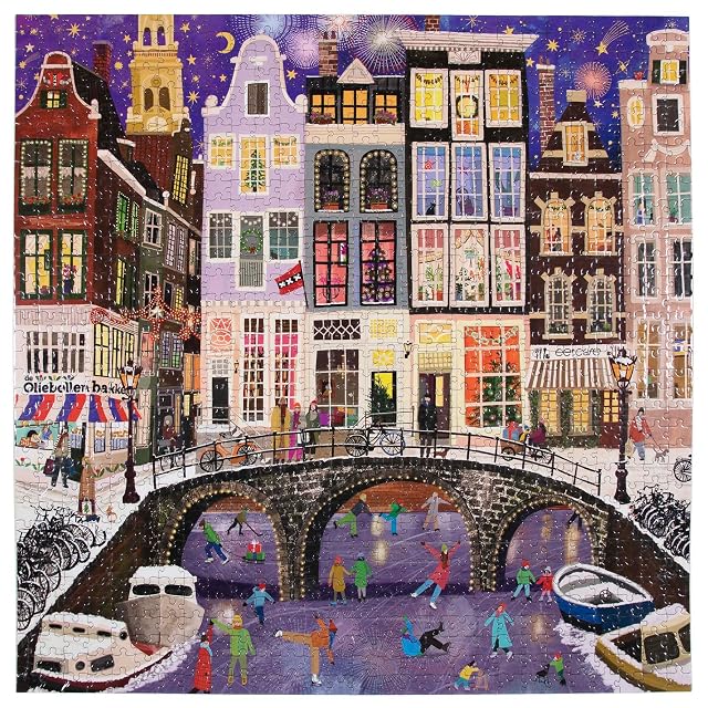 Foto 2 de 6 de eeBoo - Puzzle 1000 Piezas - Ámsterdam Mágico - (EPZTAMD
