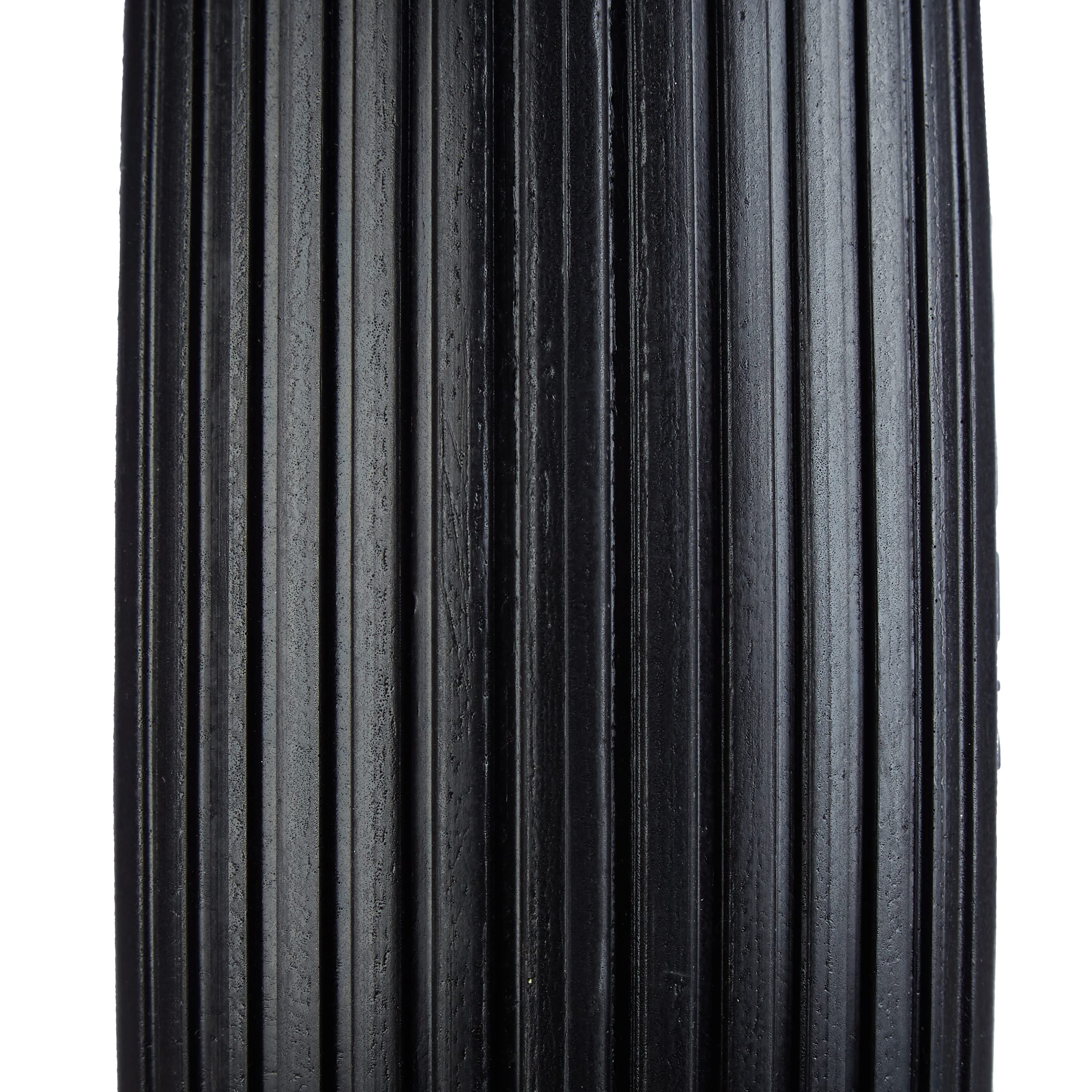 2x Ruota per Carriola 4.80 4.00-8, Gomma Piena & Cerchione in Acciaio, 3 Adattatori, Max 100 kg, Nero