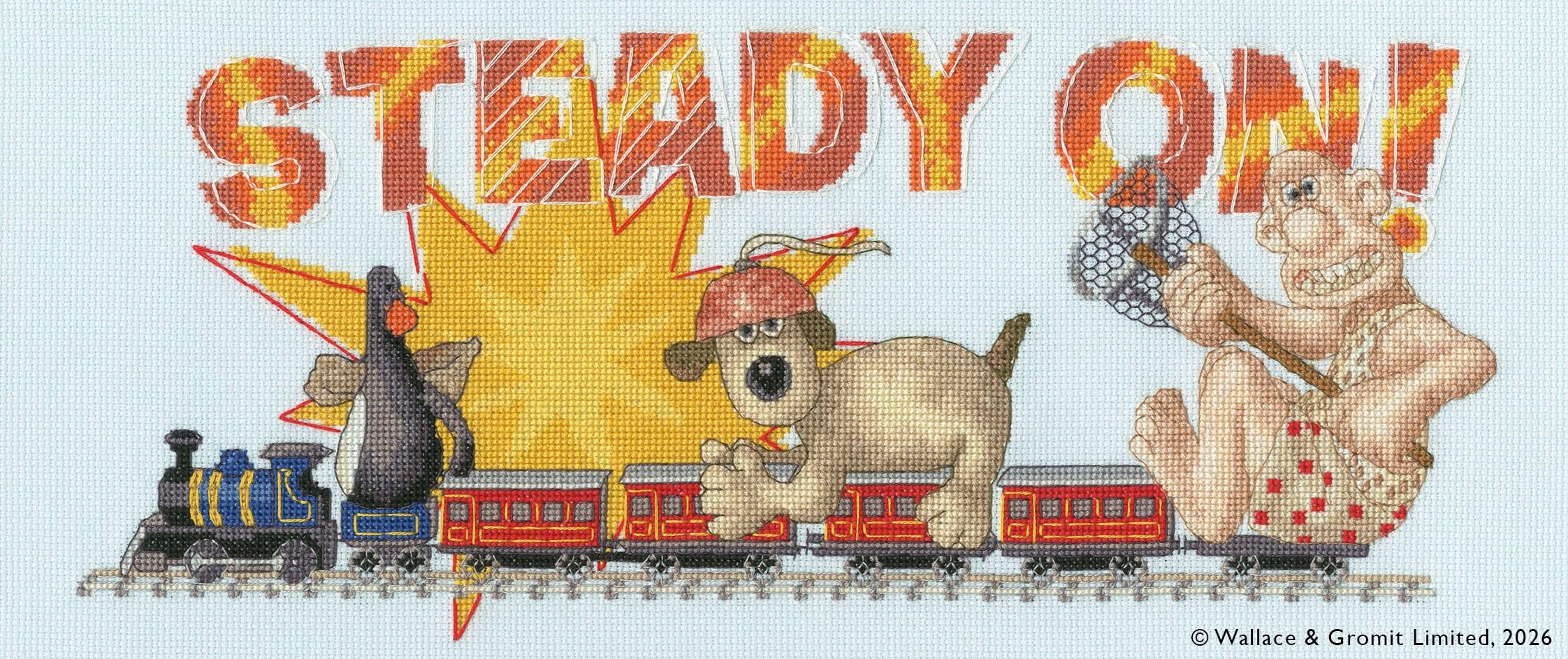 Bothy Threads Counted Cross Stitch Kit - Steady On!