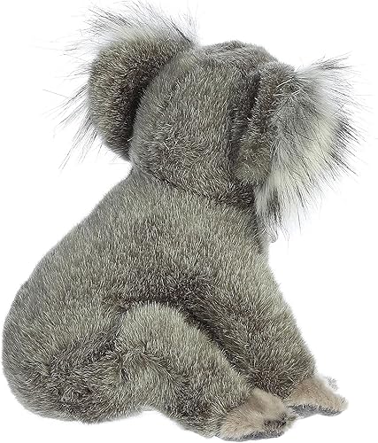 Miniatura 4 de Aurora® Adorable koala de peluche Miyoni®, detalle realista, compañía entrañable, gris, 9 pulgadas