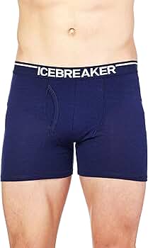 Icebreaker Mens Merino 150 Anatomica Boxers wFly Midnight Navy XX