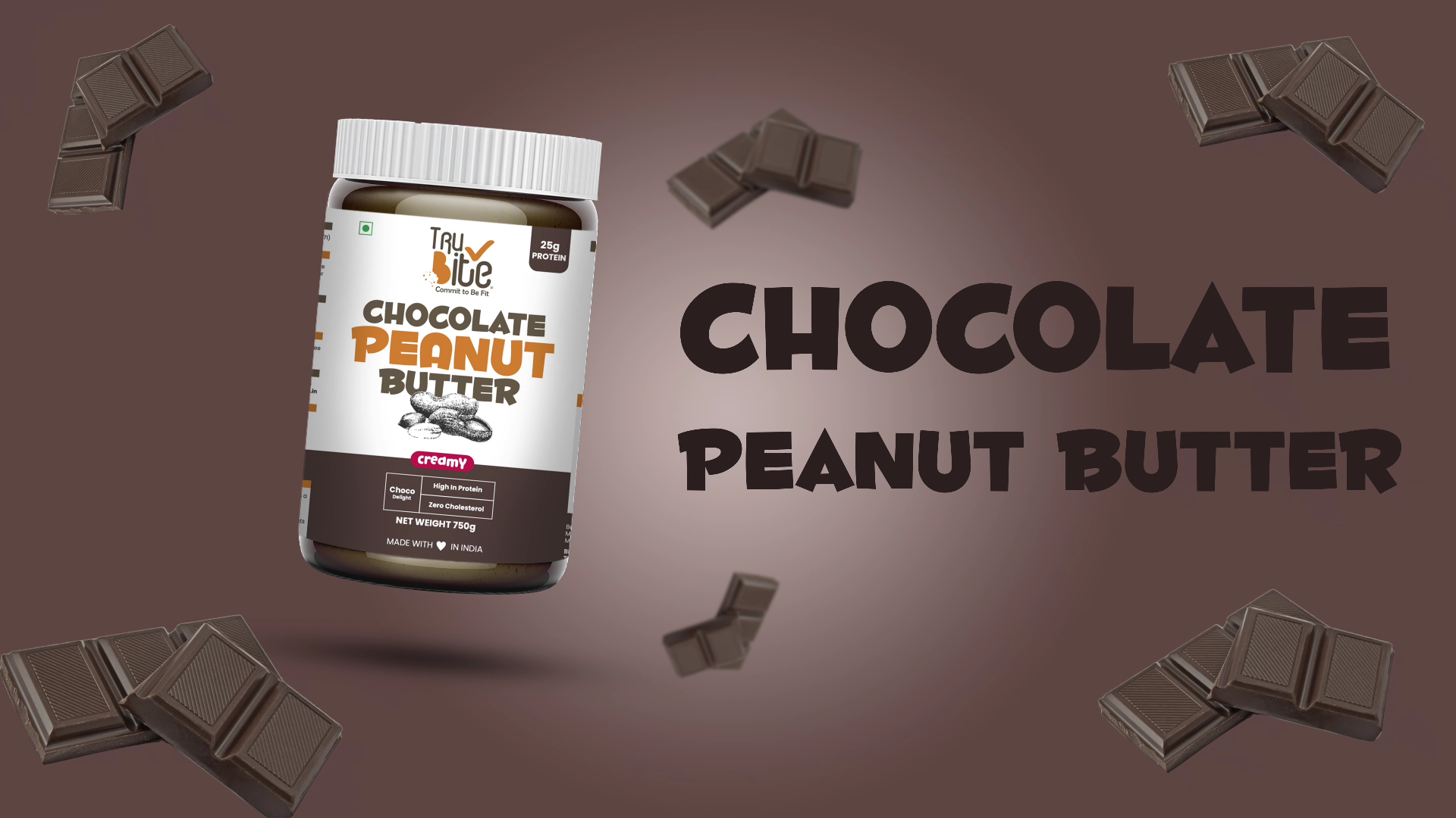 Trubite Chocolate Peanut Butter (Crunchy) 1kg | High in Protein | Goodness  of Dark Chocolate | No Cholesterol | Rich in Antioxidant : Amazon.in:  Grocery & Gourmet Foods