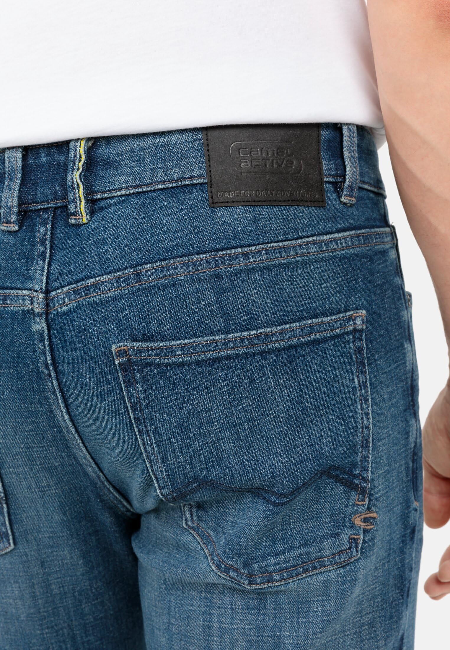 camel active Herren Regular Fit 5-Pocket fleXXXactive® Jeans