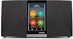 Sungale Rádio Wi-Fi na Internet. Ouça milhares de estações de rádio e streaming de música através de uma variedade de aplicativos populares com tela sensível ao toque fácil de usar