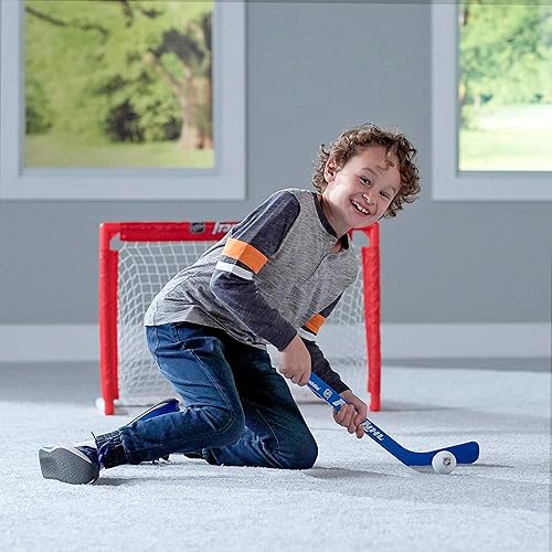 Miniatura 6 de Franklin Sports Juego de arcos de hockey miniatura NHL, 1