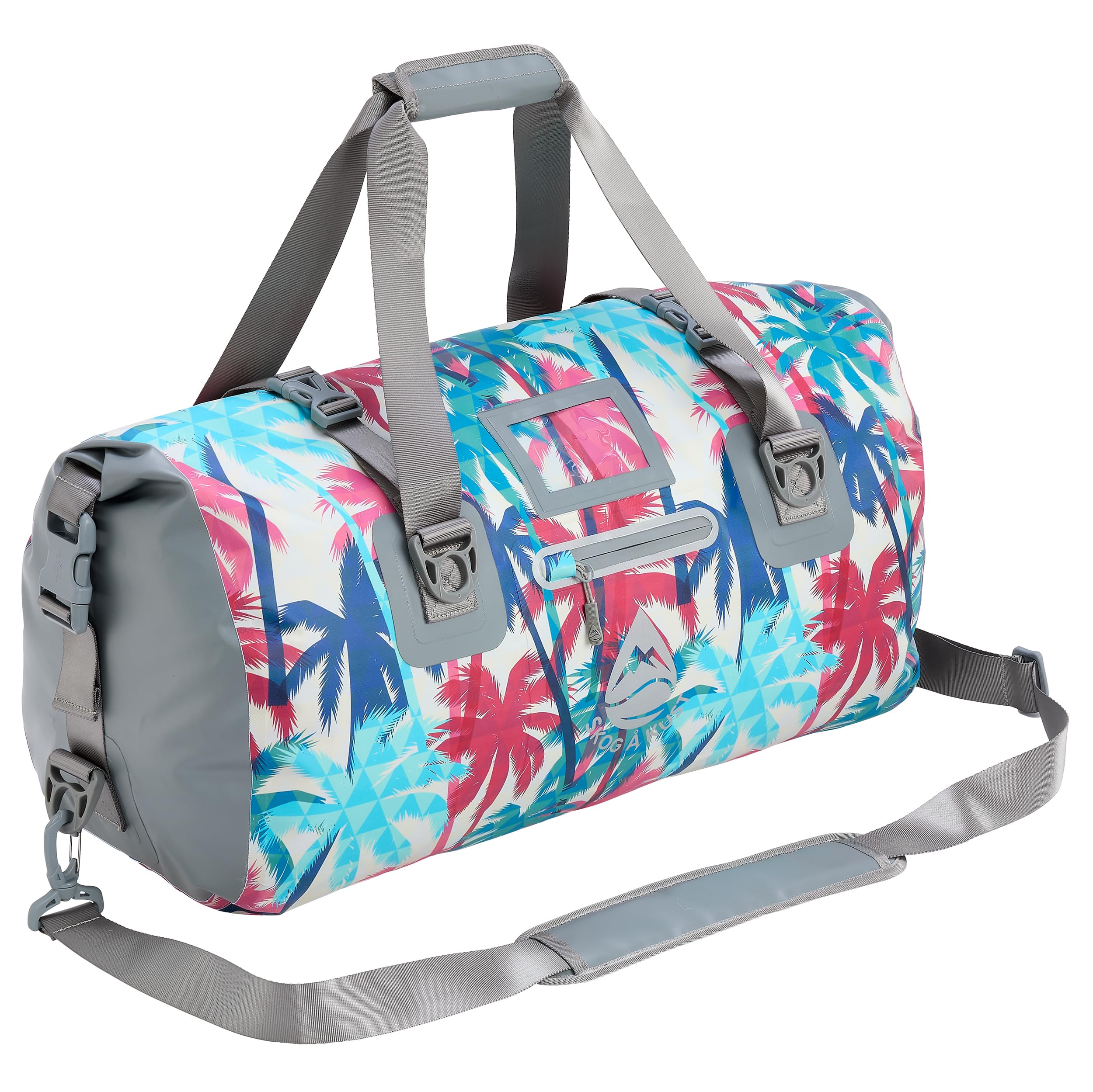 Skog Å Kust Duffelsak Heavy Duty Waterproof Duffel - Gear Bag for Sports, Travel, & More - 40L Palm