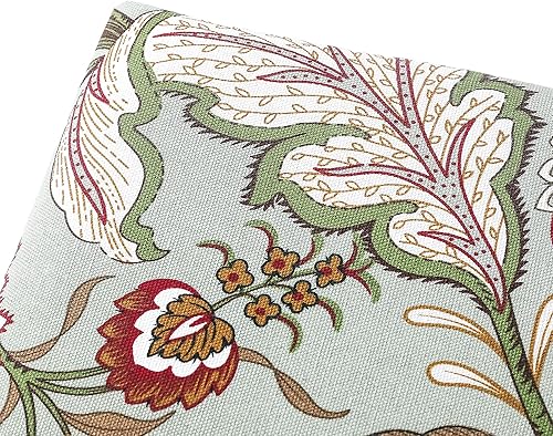 Miniatura 6 de Joveco Taburete pequeño otomano, reposapiés de tela, taburete cuadrado con patas de plástico antideslizantes, taburete moderno para mascotas para