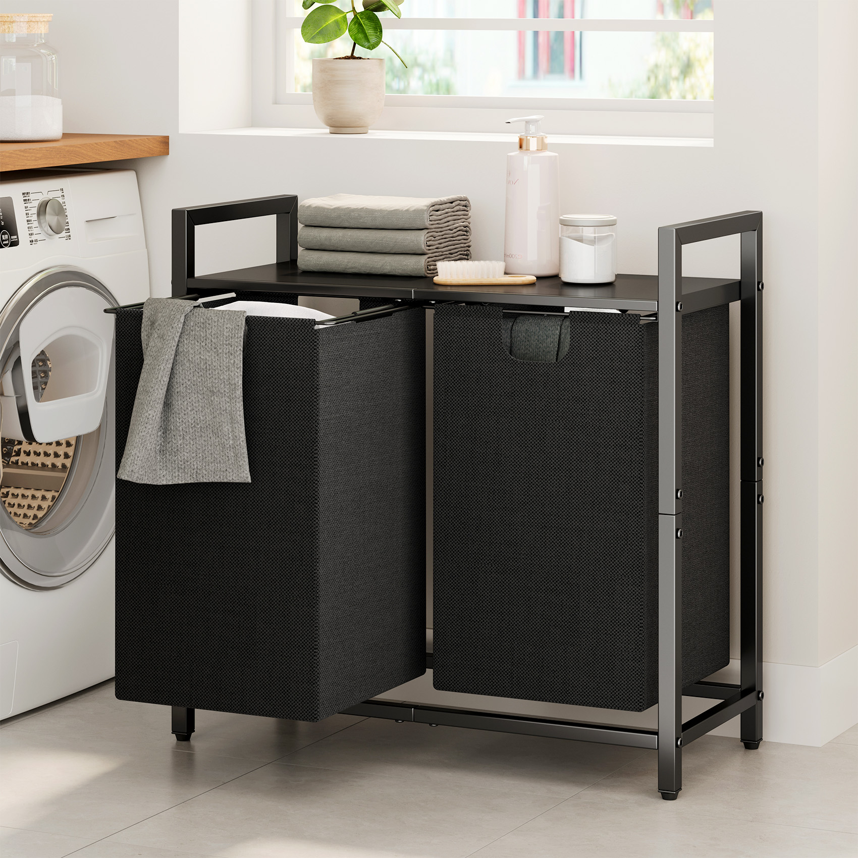 Amazon.com: Kitstorack Laundry Basket Organizer, Laundry Hamper
