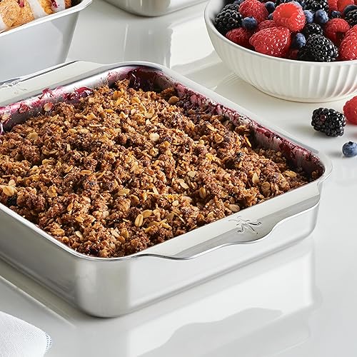 Miniatura 8 de Hestan - Colección OvenBond - Sartén cuadrada de acero inoxidable, 13 pulgadas