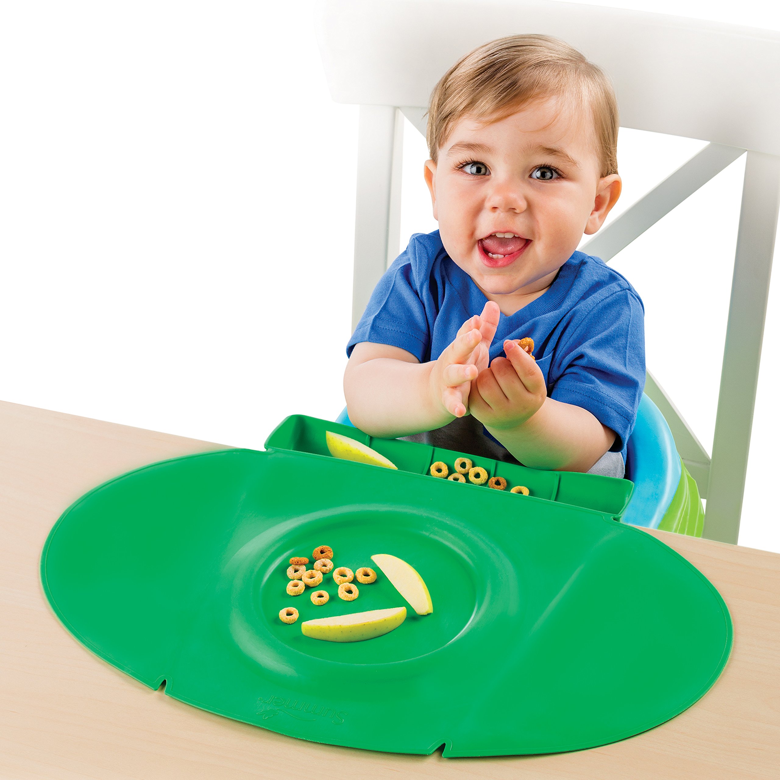 Summer Tiny Diner 2 Portable Placemat, Green : Baby
