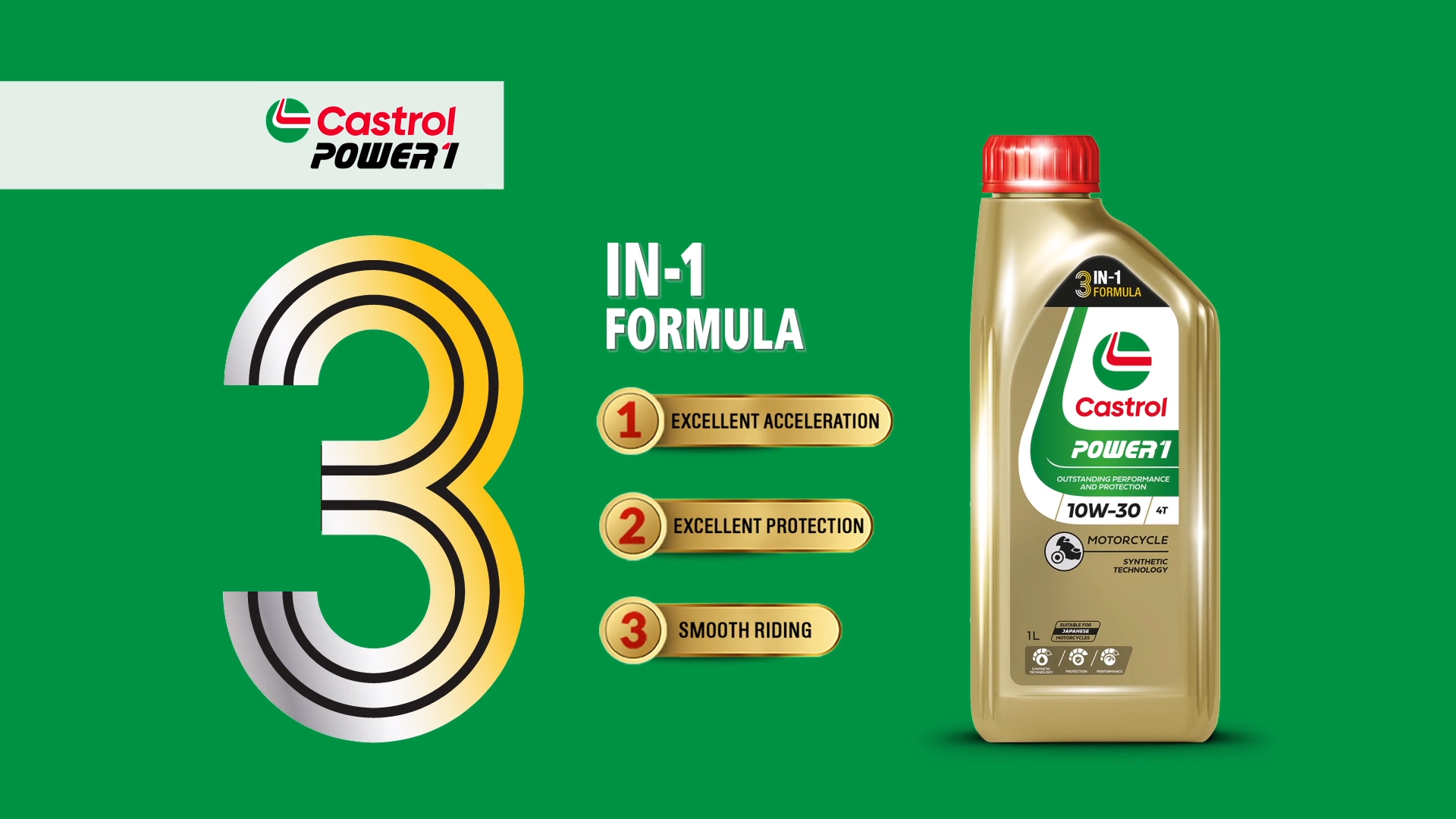 Castrol POWER1 A747 Motorcycle Oil, 1L : Amazon.co.uk: Automotive