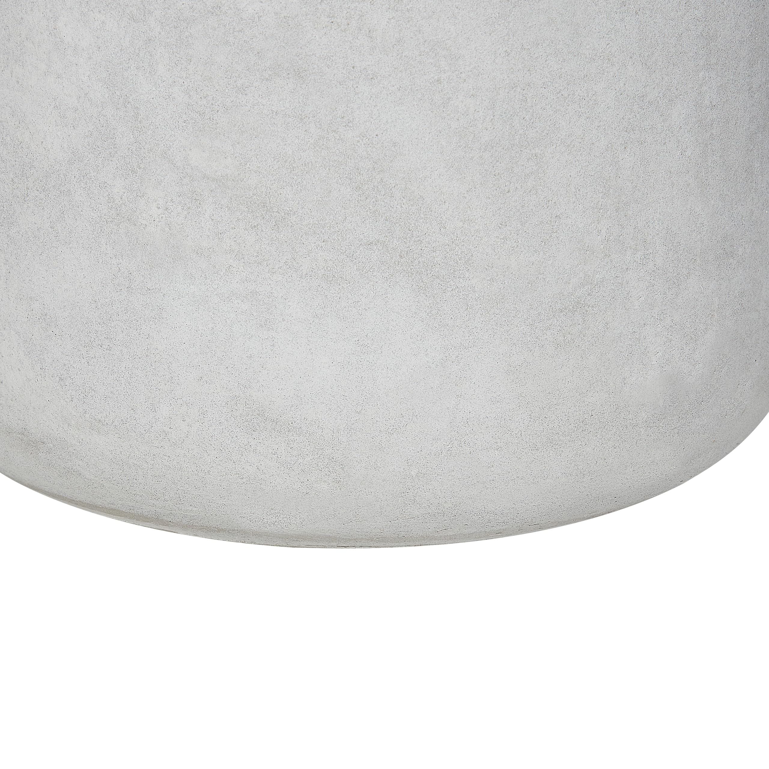 Outdoor Blumentopf Beton-Optik grau rund 34 x 34 x 33 cm Modern Messene