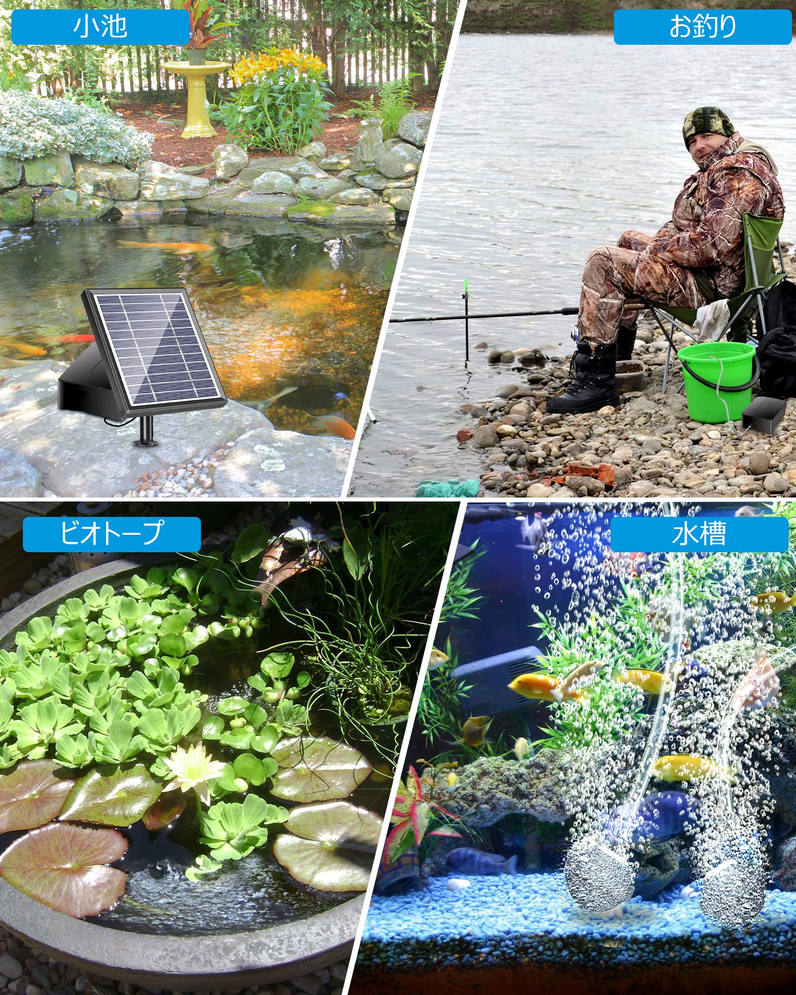 Amazon.co.jp: NFESOLAR プラスチック ソーラーポンプ 蓄電 池ポンプ