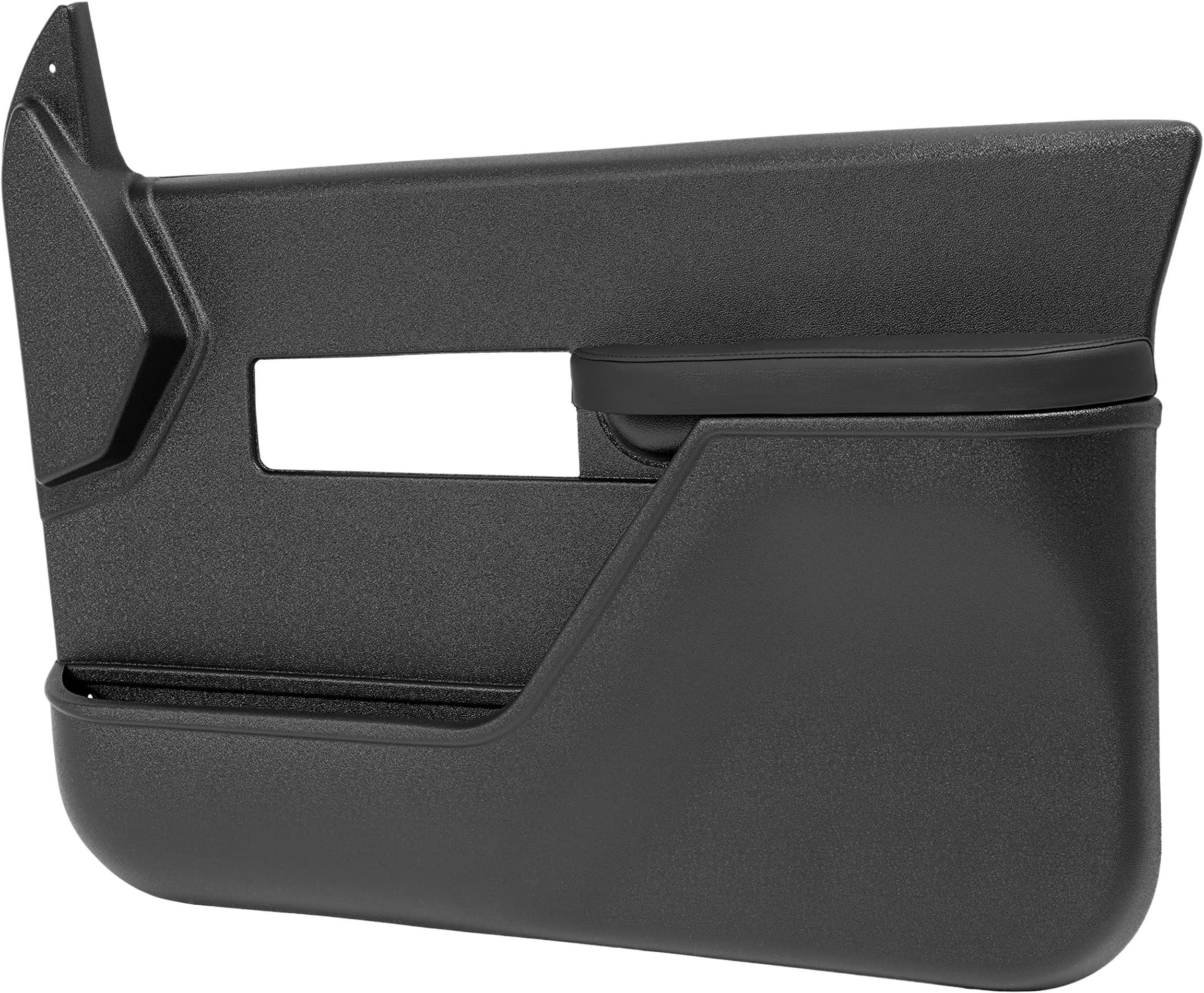 ALMULOO Right Inner Door Panel Compatible with 1990-1994 Chevrolet GMC Sierra Silverado Pickup Interior Door Panels Plastic Textured Black Passenger Side
