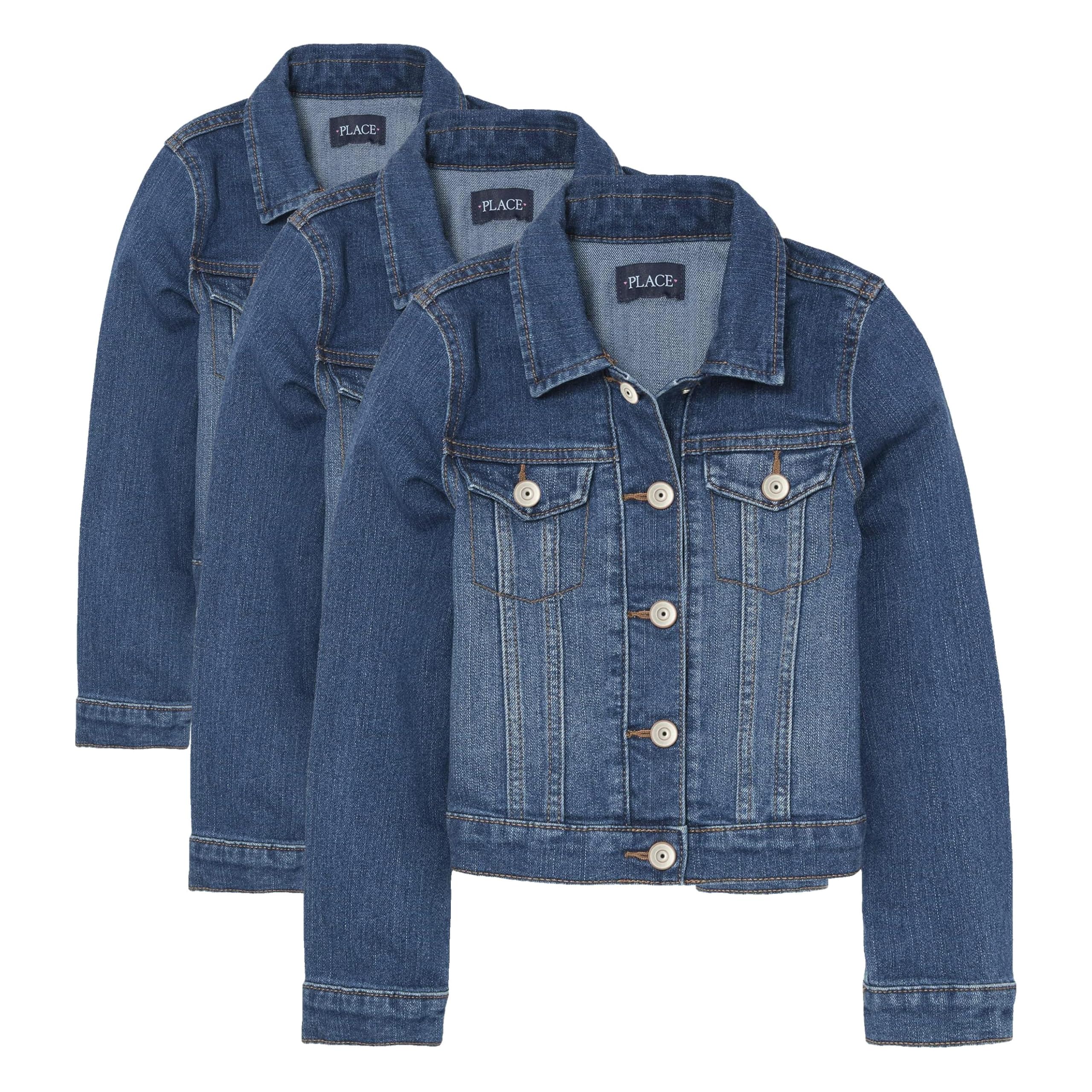 The Children's Place Girls' Basic Denim Jacket