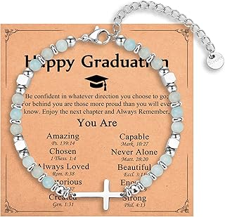 Religious Cross Bracelet for Women Girls, Christian Gifts for Daughter Granddaughter Sister in Christ