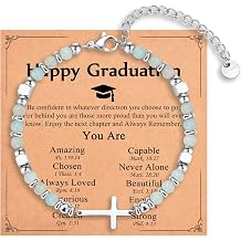 Religious Cross Bracelet for Women Girls, Christian Gifts for Daughter Granddaughter Sister in Christ Friend Niece on Birthday Christmas Easter Valentines Day Graduation