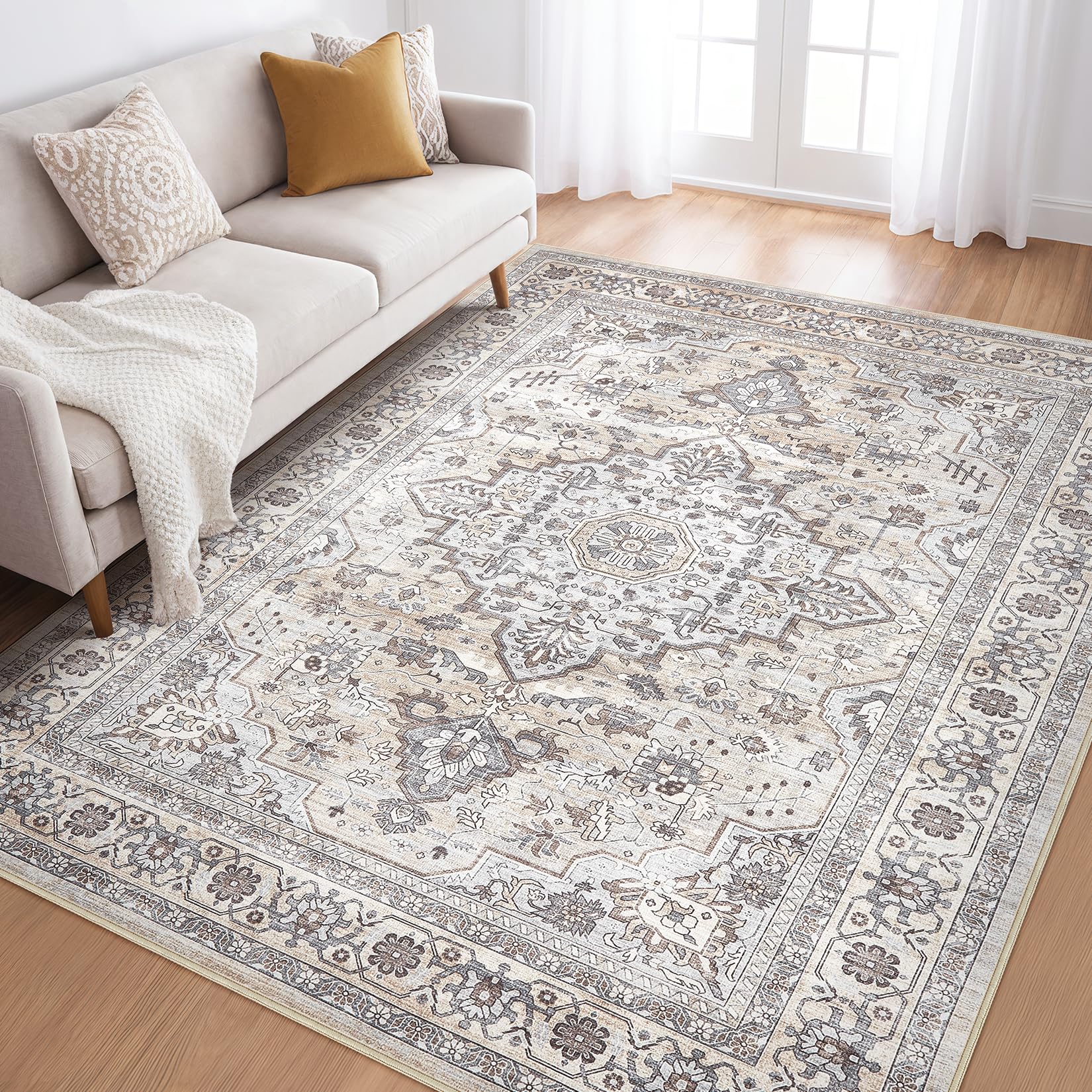 LOONGRUG Vintage Medallion