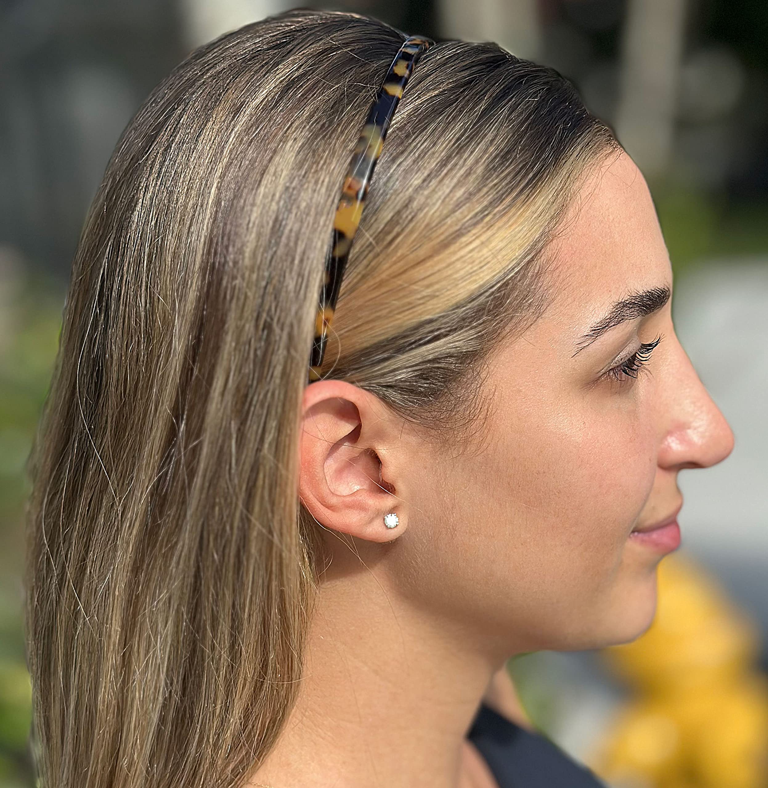 French Handmade Headband No Slip Grip Strong Hold Hair Band Camila Paris AD45 French Fashion Headband for Women, Very  main image 3
