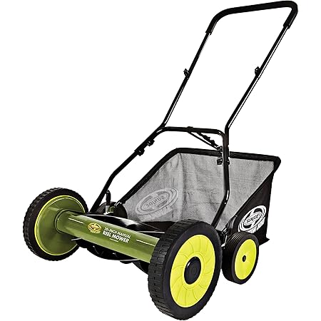 Sun Joe MJ502M 20-Inch Manual Reel Mower with Grass Catcher