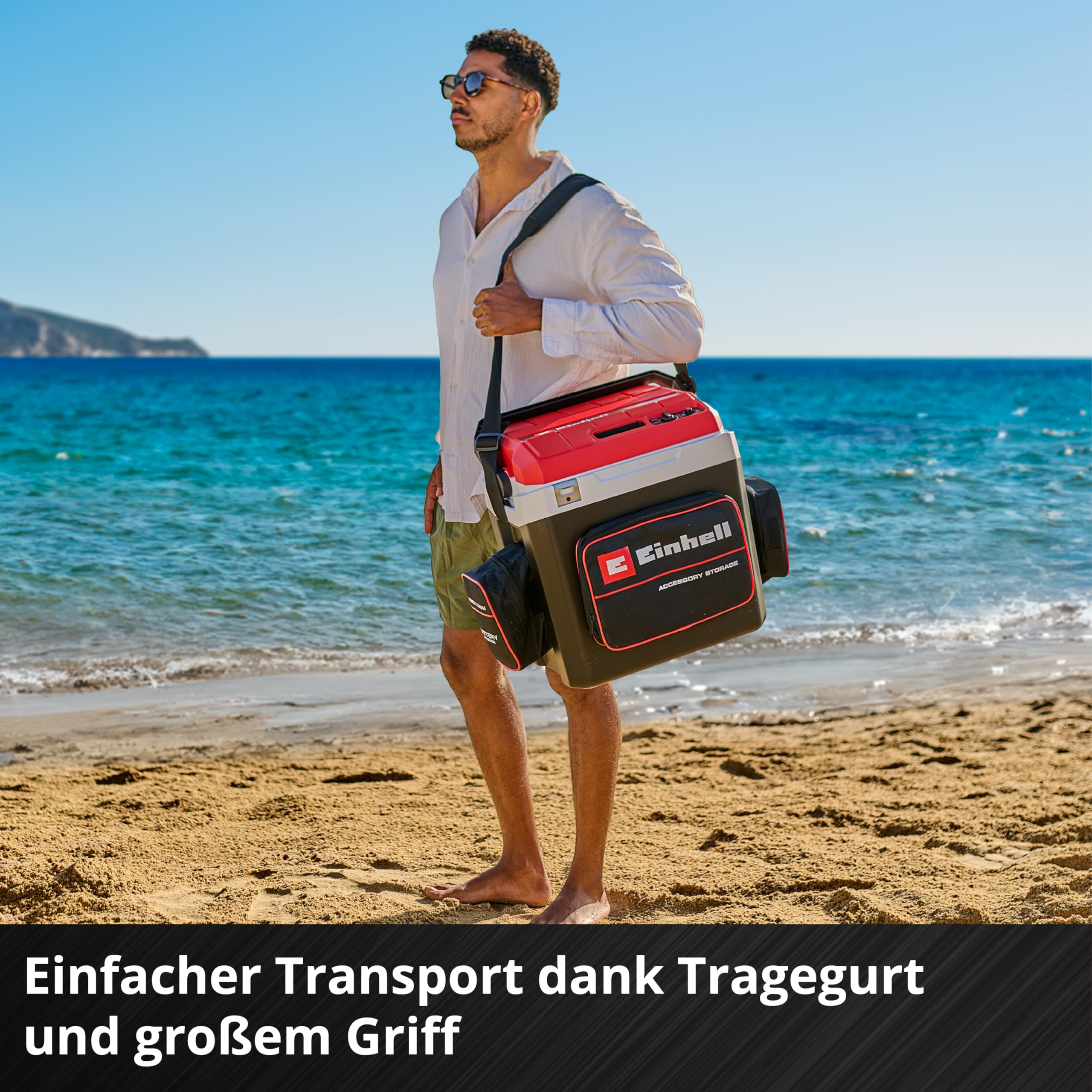 Einhell TE-COL 18/27 Li-Solo Power X-Change Akku-Kühlbox 18 V 27 L Hybrid 12 V 230 V