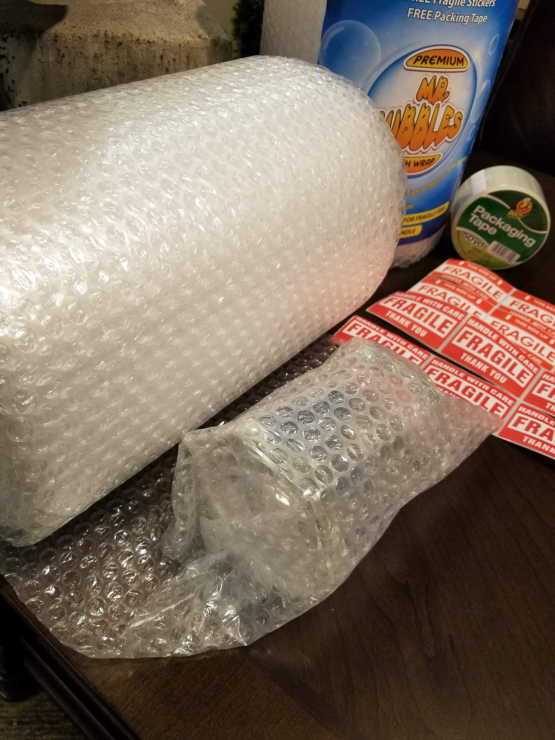 3/16'' SH Small Bubble Cushioning Wrap Padding Roll 350' x 12'' Wide 350FT