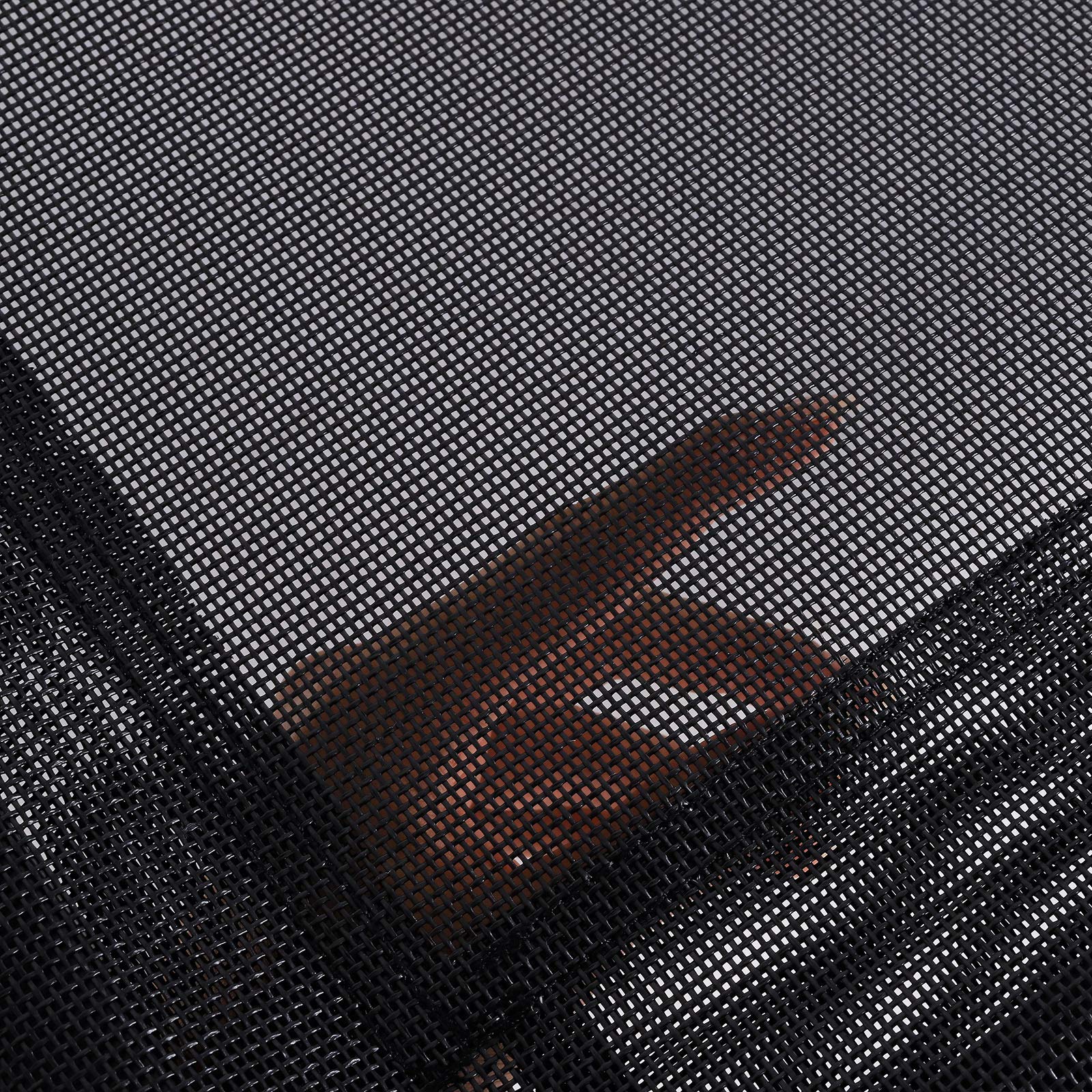 lionto Lettino rialzato per Cani Ideale per Giardino e Outdoor, (L) 114x76 cm Nero