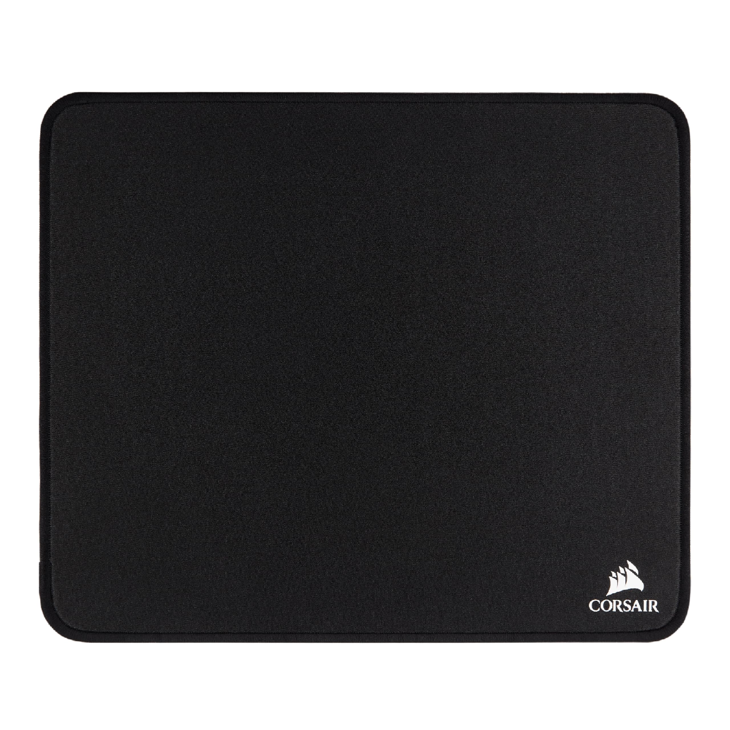 Corsair Premium Anti-Wear Fabric Gaming Mat, Black, Medium | (320mm x 270mm) High Performance Fabric
