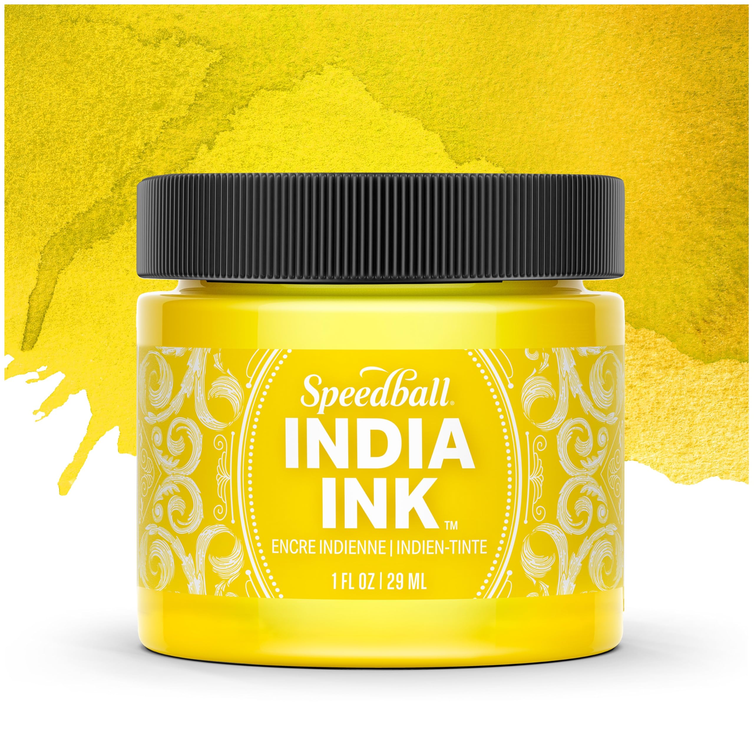 Speedball India Ink 30ml - Canary