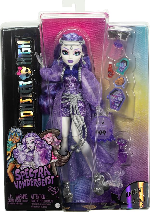 Muñeca Monster High Spectra Vondergeist con Accesorios miniatura 6