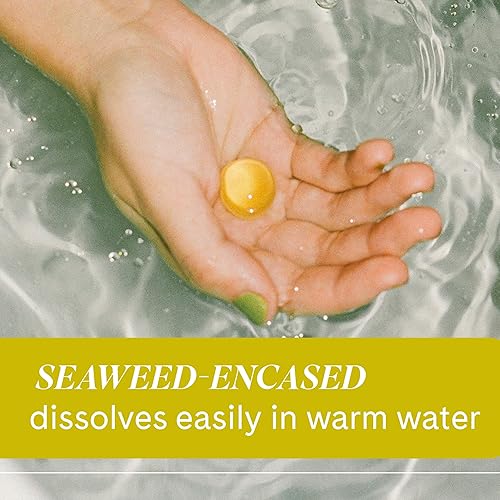 Miniatura 4 de Fur Gotas de baño aceite Fur para hidratar y calmar tu piel en una cápsula de algas marinas disolubles naturales para un baño relajante, con aceite