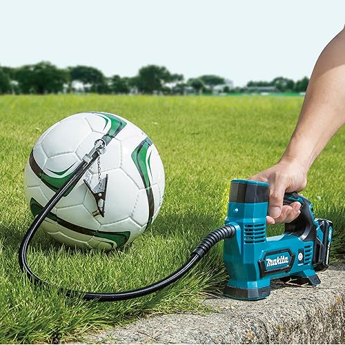 Miniatura 4 de Makita MP100DZ 12V max CXT Inflador inalámbrico de iones de litio, solo herramienta desnuda