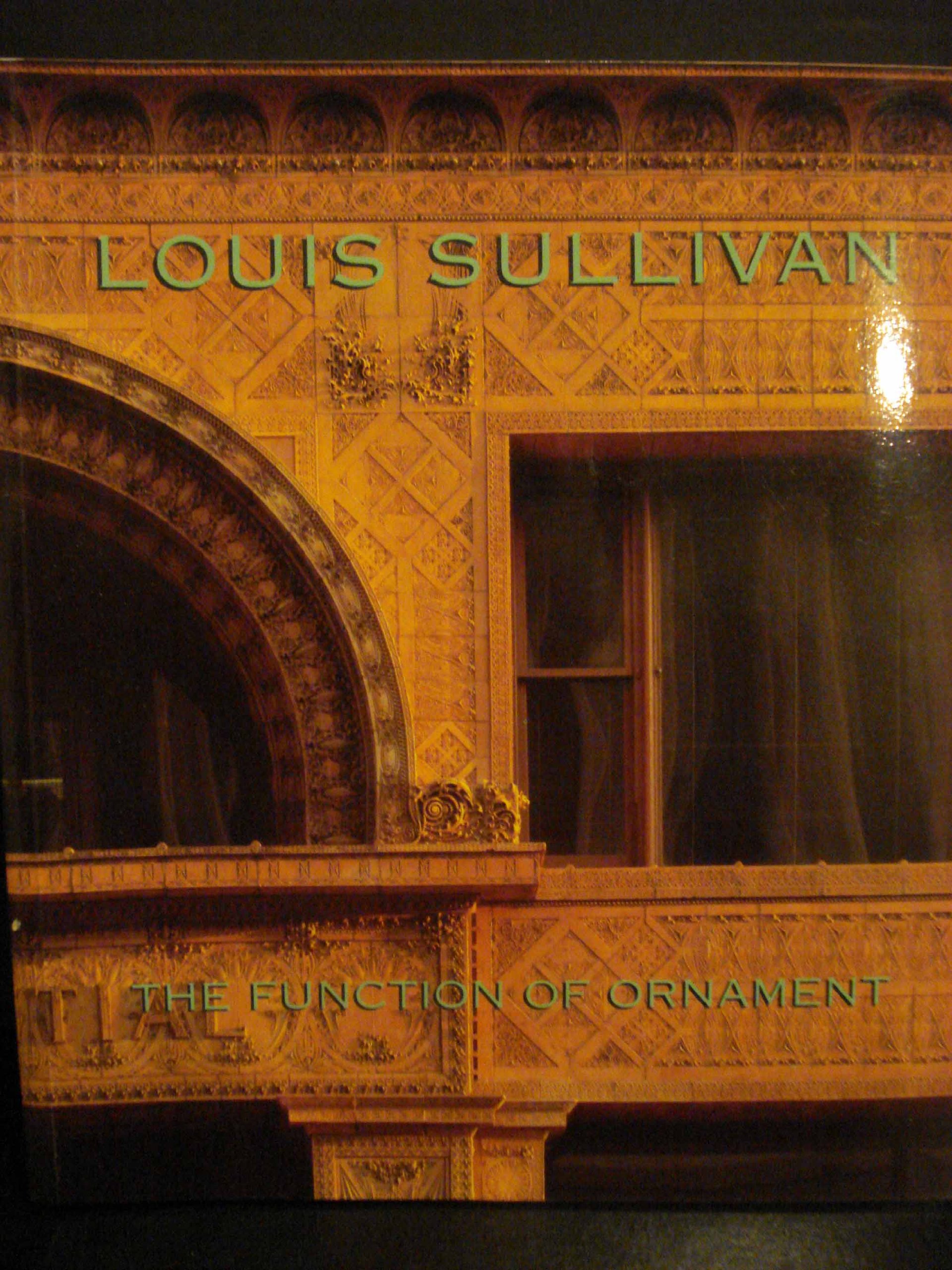 LOUIS SULLIVAN FUNC ORNAM CL