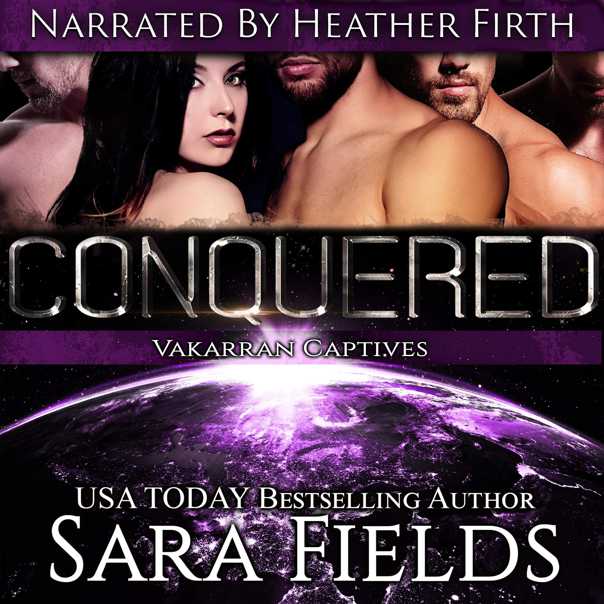 Cover art for Conquered: A Dark Sci-Fi Reverse Harem Romance