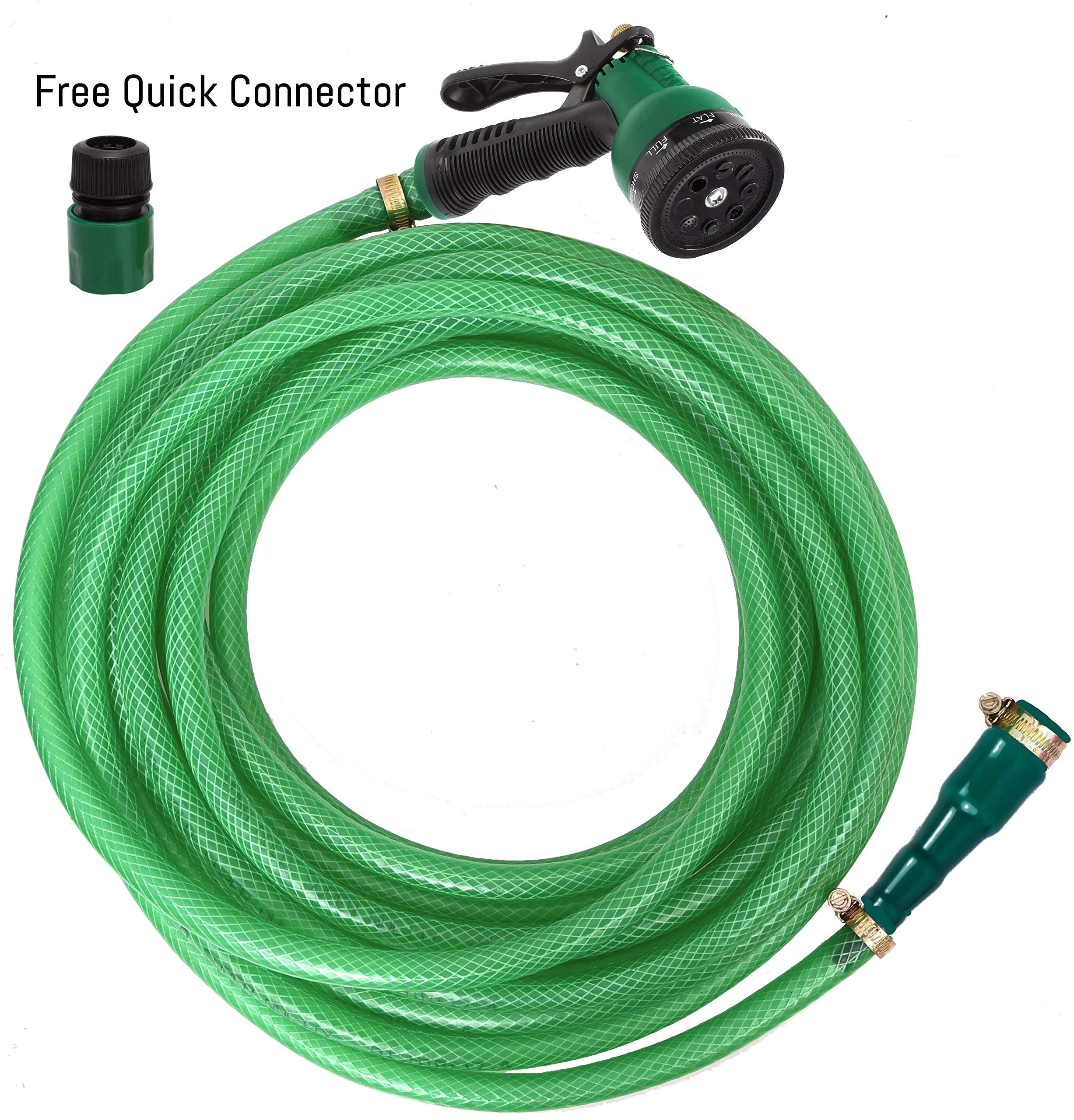 Buy Dripit™ Braided Garden Hose Pipe (1/2" Inch x 30 Meters) with 8